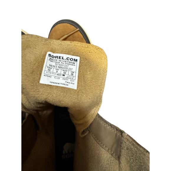 Sorel Men’s Explorer NM4500-257 Waterproof Suede Lace-Up Boots – Size 10 - Picture 7 of 7